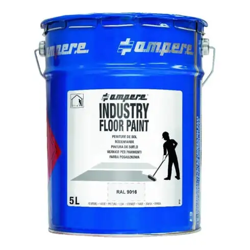A.M.P.E.R.E. Peinture de marquage au sol Traffic Industry 5L blanc