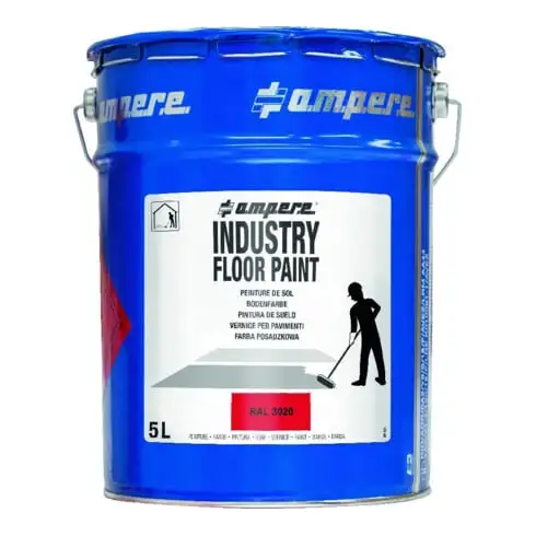 A.M.P.E.R.E. Peinture de marquage au sol Traffic Industry 5L rouge