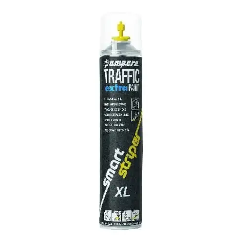 A.M.P.E.R.E. Spray de marquage au sol Traffic Extra Paint XL 750ml, jaune