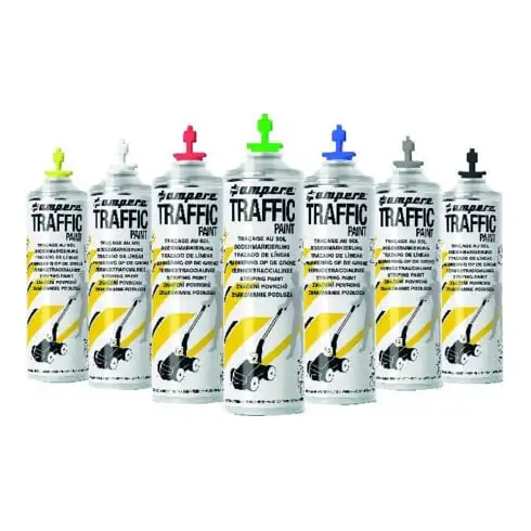 A.M.P.E.R.E. Spray de marquage au sol Traffic Paint 500ml