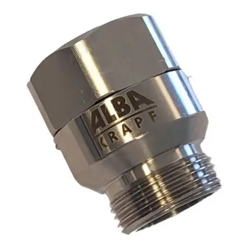 ALBA-KRAPF Robinet pivotant 1" en laiton nickelé pièce détachée