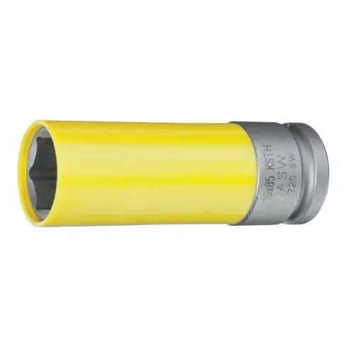 ASW Douille à chocs avec manchon en plastique 1/2" 19x85mm