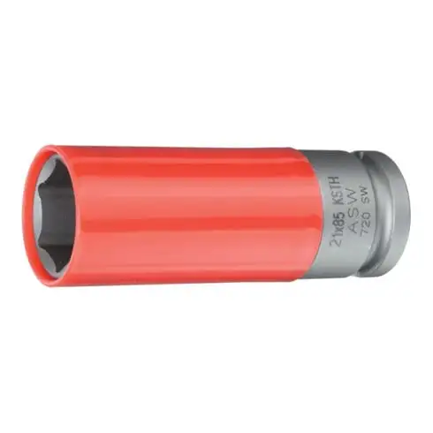 ASW Douille à chocs avec manchon en plastique 1/2" 21x85mm