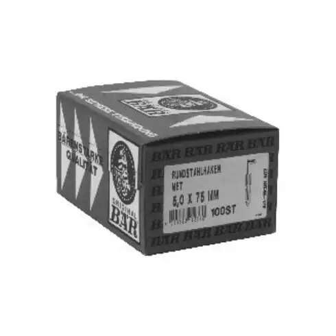 BÄR Crochet en acier rond 4,0 x 60