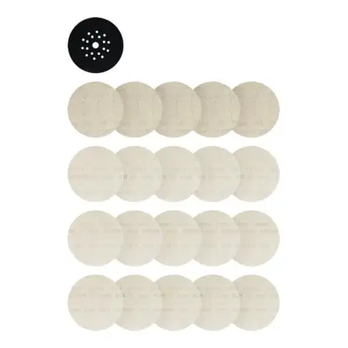 Bosch EXPERT M480 Set de toiles abrasives, 225 mm, K80|120|180|240, protège-plateau, 21 pcs
