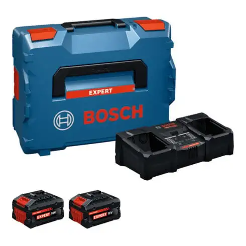 Bosch Kit de démarrage Batterie/Chargeur 2x EXBA18V-80 + EXAL18V2-320; C