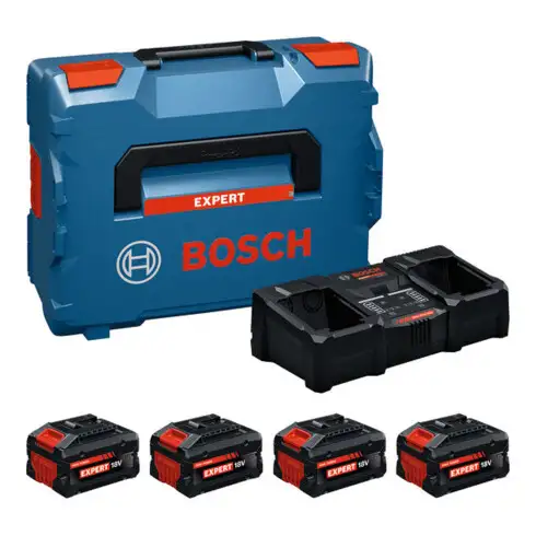 Bosch L-BOXX Set batterie/chargeur 2x EXBA18V-55 + 2x EXBA18V-80 + EXAL18V2-320; C