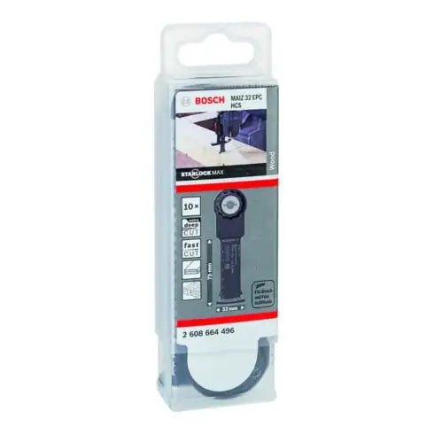 Bosch Lame de scie plongeante HCS MAIZ 32 EPC VE de 10 pièces StarlockMax