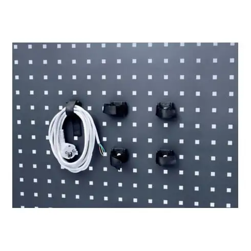 bott Fixateur B34xP37xH12 mm pour câbles et tuyaux pour panneaux perforés