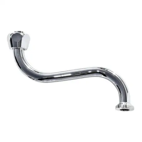 Clage Bec pivotant LS12, 12 cm, chrome, avec raccord à vis