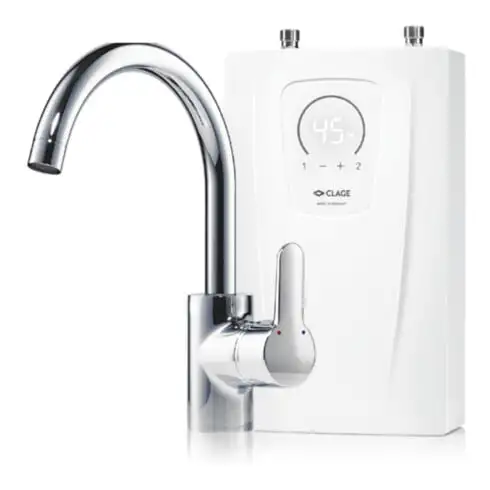 Clage Chauffe-eau instantané compact CEX-U/EAK 11/13,5 kW, électrique, mit mitigeur monocommande