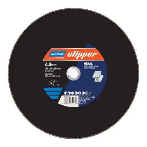 CLIPPER Disque à tronçonner métal A24R-350x4,0x20mm