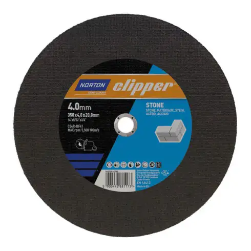 CLIPPER Disque à tronçonner pierre C24R-350x4.0x20mm