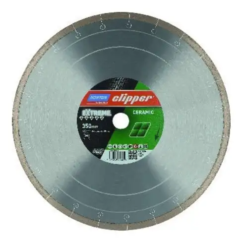 CLIPPER Disque diamanté de découpe Ceram XJ, 350 x 25,4 mm
