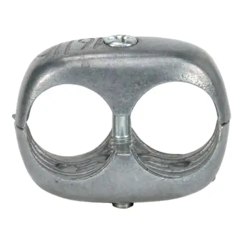 Collier double léger 13x13 mm