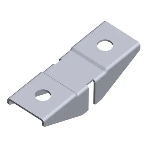 DIY, Support emboîtable 11612 double face, L 45 mm acier inoxydable