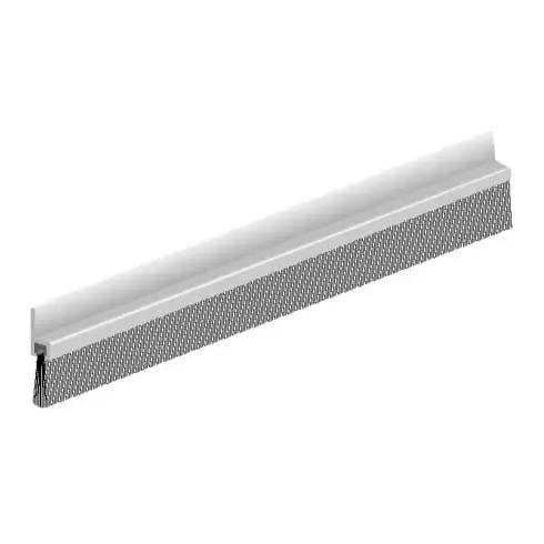ELLEN Joint de seuil de porte alu IBS 39 250cm avec brosse PP