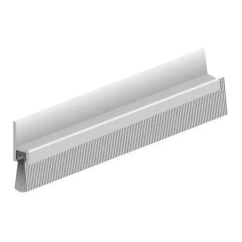 ELLEN Joints de seuil de porte alu IBS 31 250cm avec brosse PP