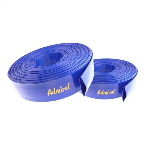Flachschlauch Admi®Flat Ø int. 152 mm L. 50 m bleu Rl.ADMIRAL