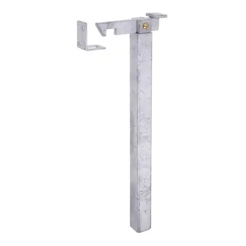 GAH Alberts Arrêt de porte avec crochet de retenue H300mm acier