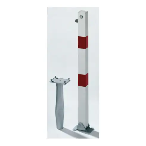 GAH Alberts Borne d'arrêt KLAPPY-BO 70x70 mm triangulaire encastrée