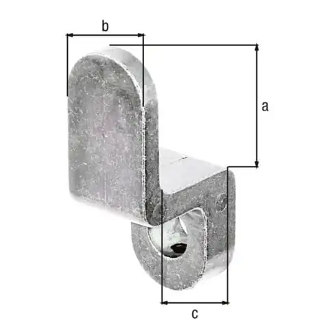 GAH Alberts Butée de volet pour fixation volet à visser galvanisée