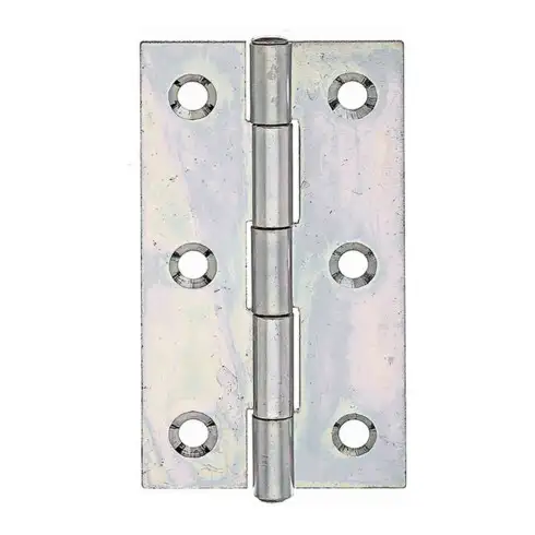 GAH Alberts Charnière de porte angulaire, L45xH82mm avec goupille inox zinguée