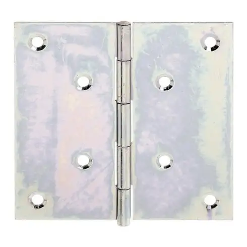 GAH Alberts Charnière de porte carrée, L100xH100mm avec axe inox renforcé