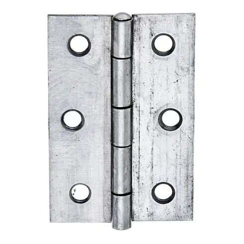 GAH Alberts Charnière de porte demi-large, roulée L43xH63mm Acier inoxydable, inoxydable