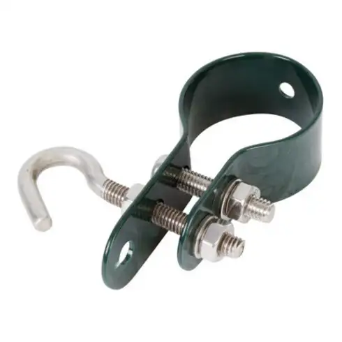 GAH Alberts Colliers de serrage pour treillis vert 34 mm