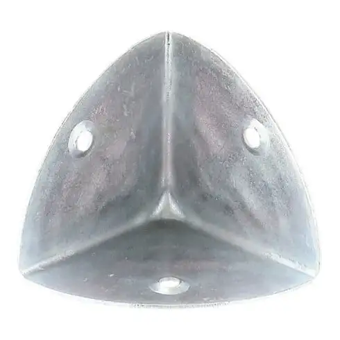 GAH Alberts Équerre de caisse pour valise, L 30, l 30 H 30, S0, 8 acier jaune galv.