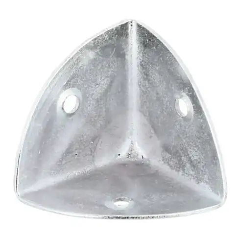 GAH Alberts Équerre de caisse pour valise, L 35, l 35 H 35, S0, 8 acier jaune galvanisé