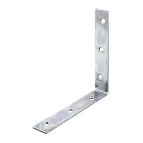 GAH Alberts Équerre de chaise 125x125x25mm acier brut, jaune, galvanisé