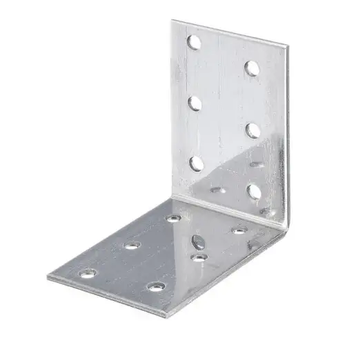 GAH Alberts Équerre en tôle perforée avec CE? Non 60 x 60 x 40 mm Acier inoxydable