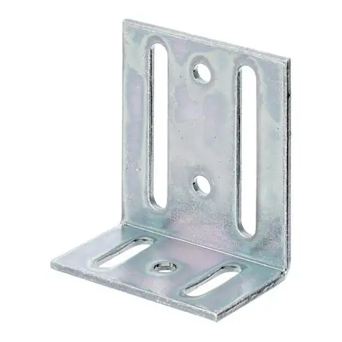 GAH Alberts Équerre réglable 40x77x65x3mm acier brut, zingué jaune galvanisé