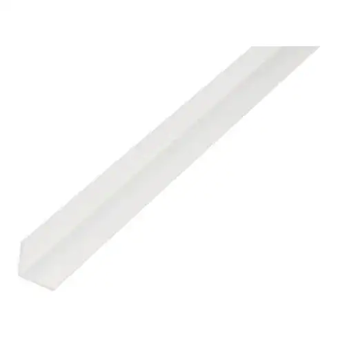GAH Alberts Profilé d'angle égal, non percé L2000 x l20 x H20 x É1,5 mm plastique blanc