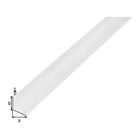 GAH Alberts Profilé d'angle isocèle, UG L2000 x l40 x H40 x e2 mm Aluminium