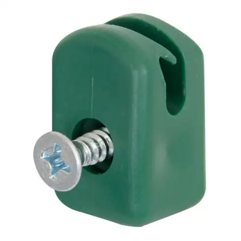 GAH Alberts Support de fil de tension plastique vert incl. vis