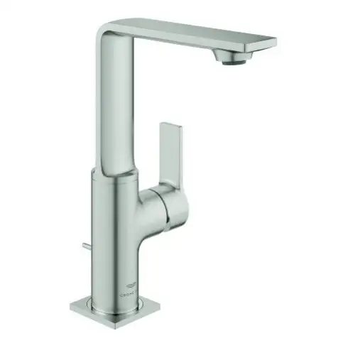 Grohe Allure Mitigeur lavabo monocommande 1/2", L, avec garniture de vidage, supersteel