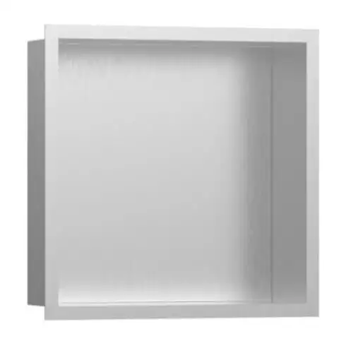 hansgrohe XtraStoris niche murale indiv. 300x300x100 mm, avec cadre, ES courb., ES opt
