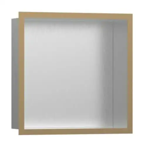 hansgrohe XtraStoris niche murale indiv. 300x300x100 mm, avec cadre, ES ge, b bron