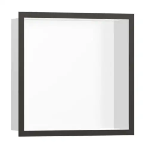 hansgrohe XtraStoris niche murale indiv. 300x300x100mm, avec cadre, mw, bleu b vc