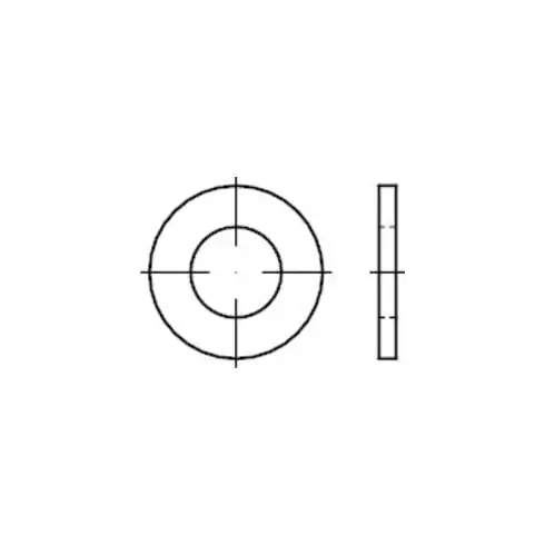 ISO 7089 Rondelle plate Forme A sans chanfrein, ST 200HV tZn 8 HP