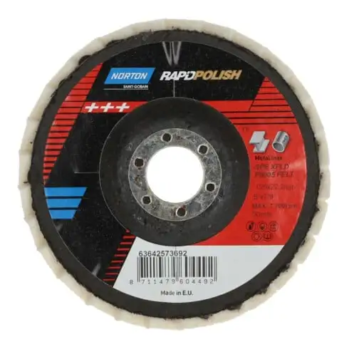 Norton Disque à lamelles Rapid Polish-125
