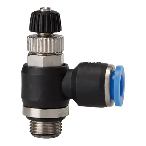 Riegler Clapet anti-retour à bride « Série Bleue » Évent G1/4 à 15bar Ø12mm