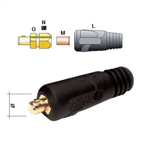 Schweißkabelconnecteur 400 A (16-35 mm²) Z 14 mm