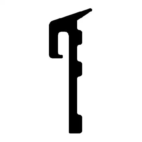 TRELLEBORG Joint de rebord de fenêtre L7016 noir, à enfiler TSP-LAN