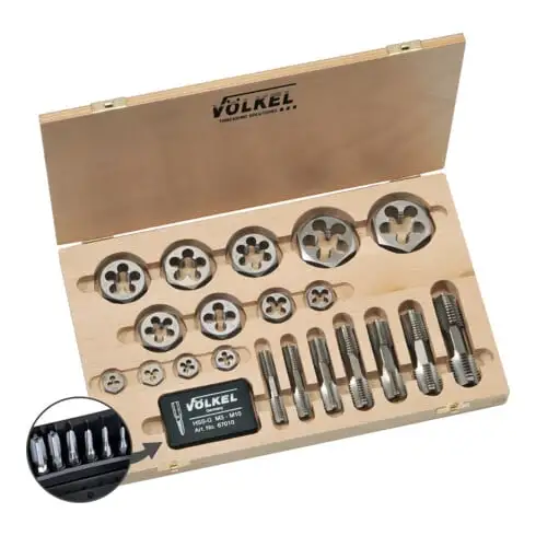 VÖLKEL Jeu de tarauds M3-M20 VÖLKEL