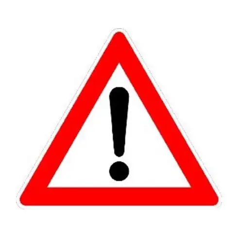 VKZ.101 Triangle 900 mm Zone dangereuse Film RAL-Gütezeichen RA2