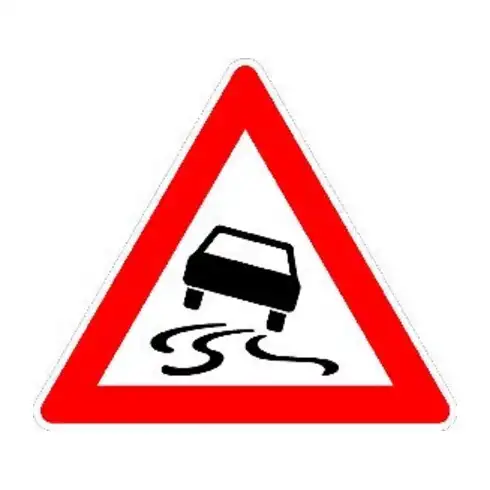 VKZ.114 Triangle 900mm Risque de projection Film RAL-Gütezeichen RA2